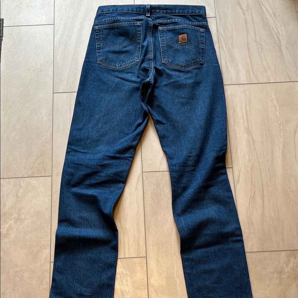 Carhartt Men's Medium Blue Straight Jeans